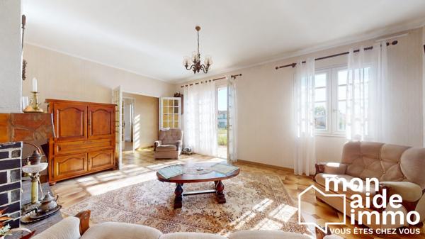 Maison 3 chambres, garage attenant 41m² sur 4450m²