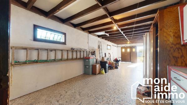 Maison 3 chambres, garage attenant 41m² sur 4450m²