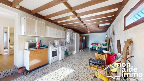 Maison 3 chambres, garage attenant 41m² sur 4450m²