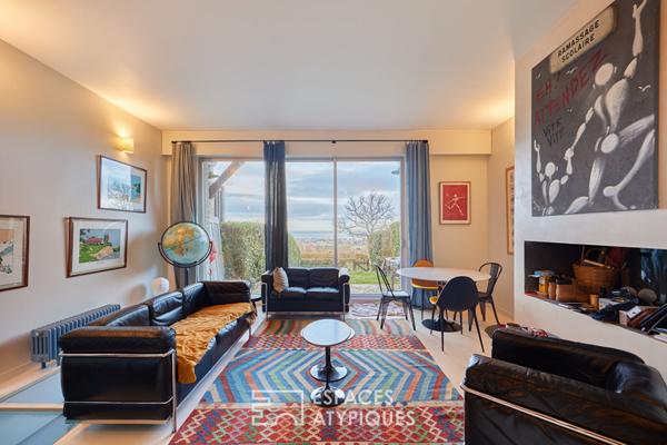 Deux pièces vue mer rénové par architecte