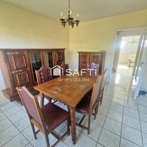 Maison avec 4 chambres, jardin et garage aux portes des frontières !
