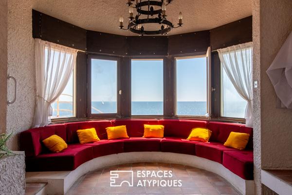 Villa front de mer avec piscine