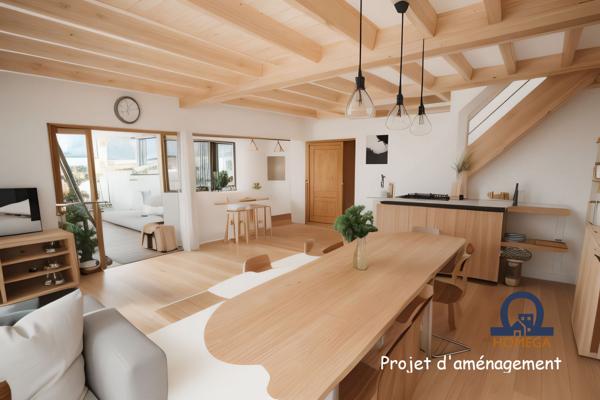 Valfleury (42320) Maison de village 5 pièces 120m²