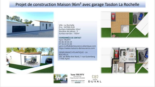 Terrain à bâtir LA ROCHELLE TASDON