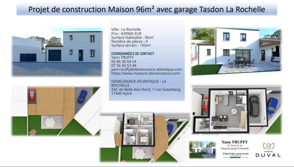 Terrain à bâtir LA ROCHELLE TASDON