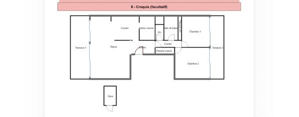 Idéal investissement Patrimoine, VENTE DE LA NUE PROPRIETE,
Un appartement de 3 pièces a Villeneuve.