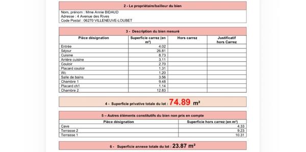Idéal investissement Patrimoine, VENTE DE LA NUE PROPRIETE,
Un appartement de 3 pièces a Villeneuve.