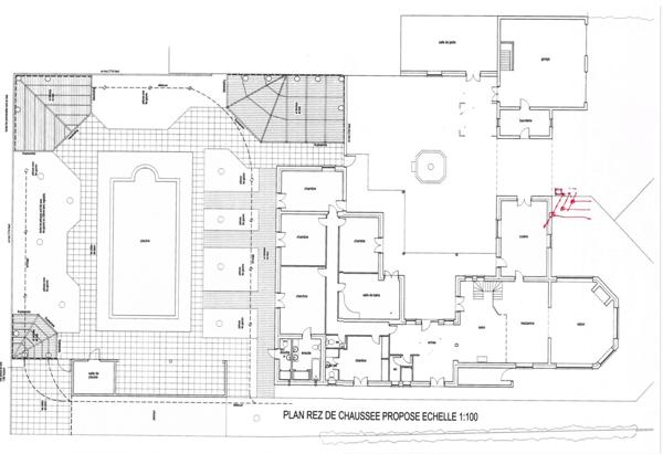 Maison familiale de 6 ch avec grand terrain et piscine
