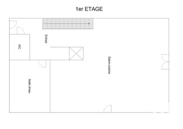 Maison à vendre 3 pièces 56 m² Château-Porcien