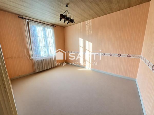Maison de 80 m2, 3 chambres avec garage et jardin