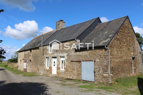 longère en pierres à rénover en plein cœur de la campagne