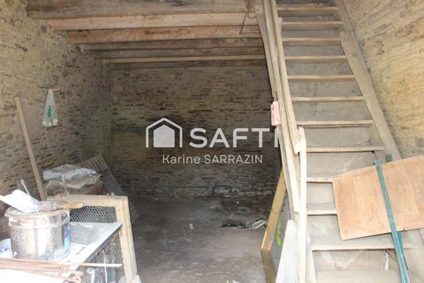 longère en pierres à rénover en plein cœur de la campagne