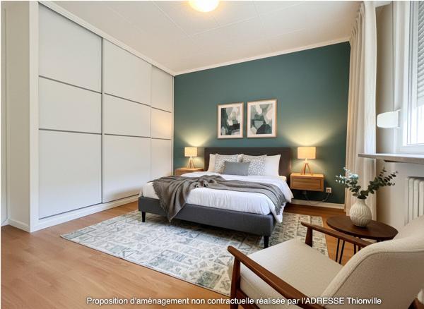 HAYANGE quartier Mairie - T5 moderne rénové de 108 m² avec ascenseur