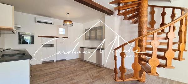 La Fare-les-Oliviers - centre du village - Maison de village 3 chambres de 90m² + garage