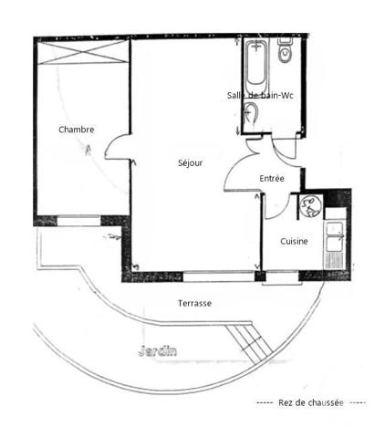 Appartement F2 à vendre  2 pièces - 42,44 m2 PARIS - 75012