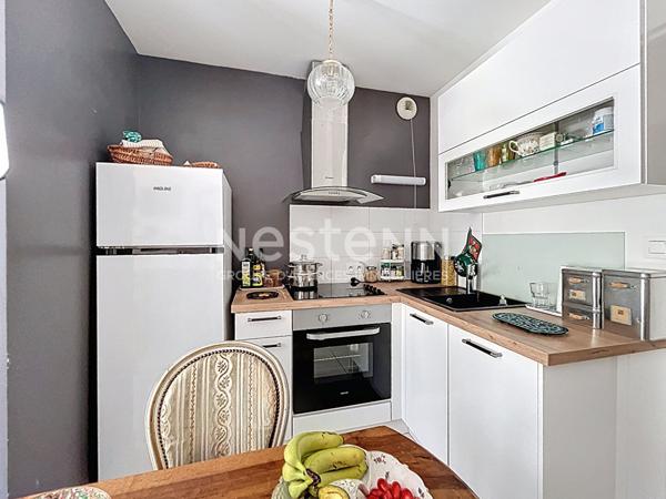Appartement 2 pièces 33 m2 + garage + jardin-terrasse à vendre à Nantes - Quartier Zola