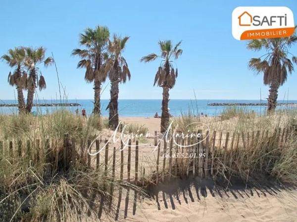 APPARTEMENT F3 EN REZ DE JARDIN, +ATELIER + PARKING ET  GARAGE - SAINT AYGULF (83370)