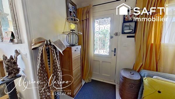 APPARTEMENT F3 EN REZ DE JARDIN, +ATELIER + PARKING ET  GARAGE - SAINT AYGULF (83370)