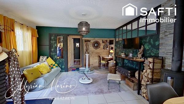 APPARTEMENT F3 EN REZ DE JARDIN, +ATELIER + PARKING ET  GARAGE - SAINT AYGULF (83370)