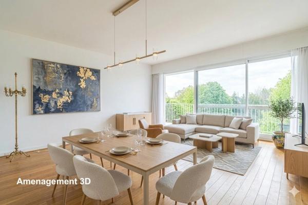 Saint-Cloud - Quartier Pasteur - 85m² - 3 chambres - Terrasse