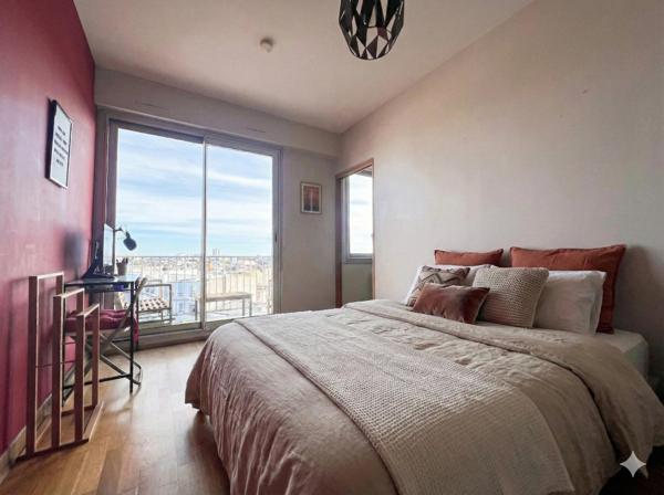 Dernier étage – Appartement lumineux avec vue panoramique sur la rade de Brest - ascenseur