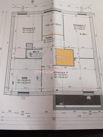 Maison à vendre 6 pièces de 150 m²