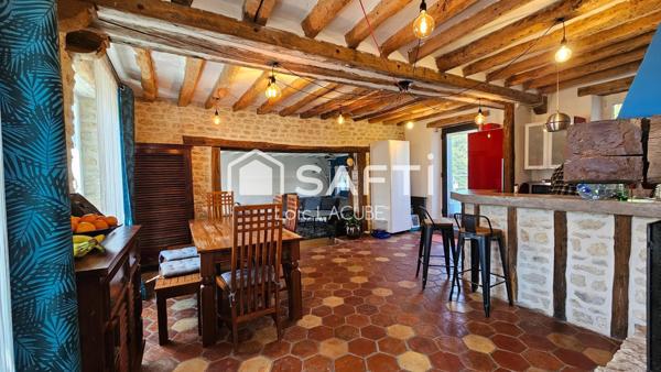 Maison 7 pièces 185m2, 4 chambres, 1 bureau