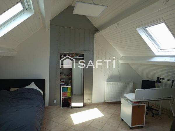 Maison 7 pièces 185m2, 4 chambres, 1 bureau