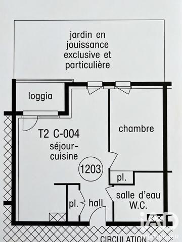 Appartement à vendre 2 pièces 46,55 m² Saint-Sébastien-sur-Loire