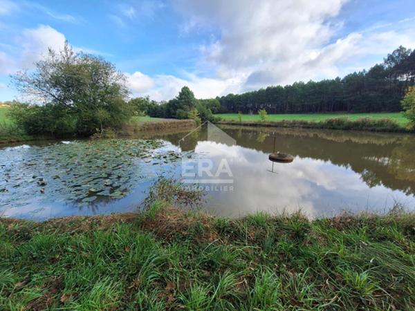 Maison à vendre avec dépendances, étang et 9 hectares à Montguyon 5 pièces 109 m2