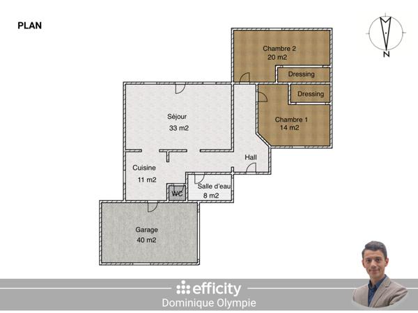 Maison 3 pièces - 100 m²