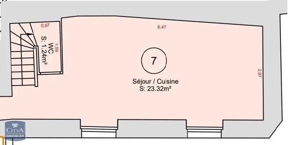 Appartement à vendre 2 pièces 39m²