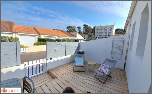 Charmant sutio de plain pied à 350m de la plage