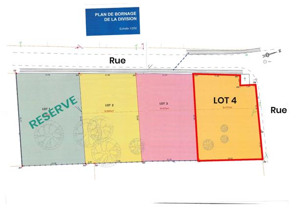 Terrain à vendre de 717 m² - Quartier calme - PORT SAINTE FOY ET PONCHAPT (33)