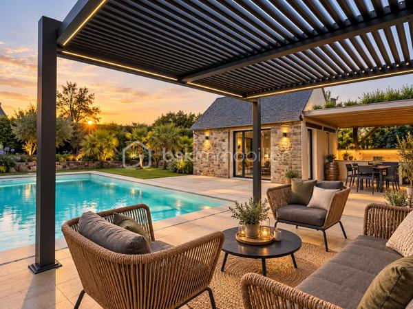 Longère de 130 m² avec piscine à Plouër-sur-Rance

Située à Plouër-sur-Rance, cette jolie longère en pierre, mitoyenne d’un côté, conjugue à merveille l’authenticité de l’ancien avec ses murs en pierre, ses poutres apparentes et toute la chaleur de son caractère.

Implantée sur un terrain de plus de 1 300 m², elle propose :

Au rez-de-chaussée : une cuisine américaine entièrement équipée, une vaste pièce de vie de plus de 30 m² avec cheminée à foyer ouvert et poêle à bois, une buanderie ainsi qu’une salle d’eau avec toilettes.
Aux étages : un palier dessert quatre chambres lumineuses, une salle de bains supplémentaire et des toilettes.

À l’extérieur, un grand garage et une piscine chauffée viennent parfaire ce bel ensemble. Des dépendances, comprenant notamment un préau, un pool house et une douche extérieure, ajoutent encore au confort et à la convivialité des lieux.

Une maison familiale idéale, qui séduira aussi bien pour une résidence principale que pour une belle maison de vacances.

Je suis sur place, M. CHASSIN – 06 71 83 14 47