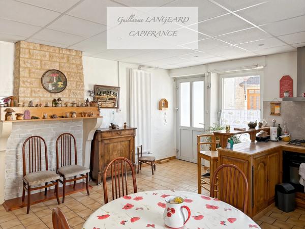 Martignat (01100) - Maison de village en pierres 92 m2, avec dépendances et fort potentiel d'agrandissement