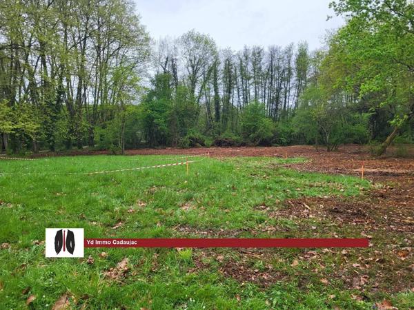 Vente immobilière : Terrain constructible à Martillac   700 m² 194 850 €- YD Immo Cadaujac.