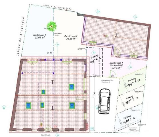 Appartement T2 à vendre  2 pièces - 39,44 m2 MONTAUBAN - 82