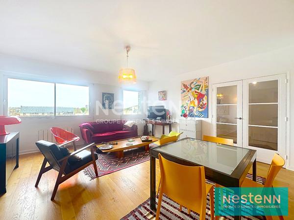 APPARTEMENT DERNIER ÉTAGE VUE PANORAMIQUE SUR SAINT-BRIEUC  GARAGE FERMÉ