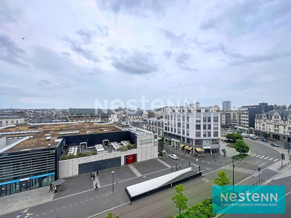 APPARTEMENT DERNIER ÉTAGE VUE PANORAMIQUE SUR SAINT-BRIEUC  GARAGE FERMÉ
