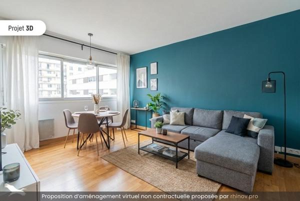 Appartement à vendre |  Bordeaux |  2 pièces | 49 m²