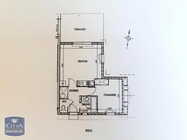 Vente appartement 2 pièces de 39m²