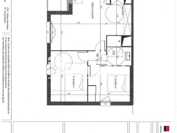 Location Appartement 3 pièces 68.63 m² - 104 AVENUE DE ROUEN Vernon 27200