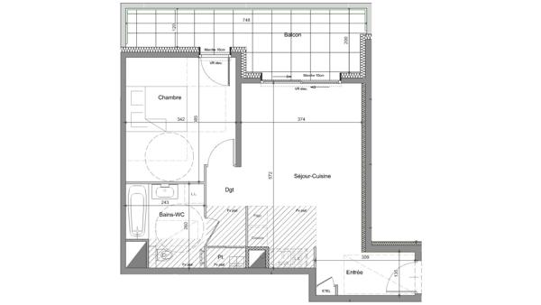 Appartement à vendre 2 pièces 46 m² Douvaine