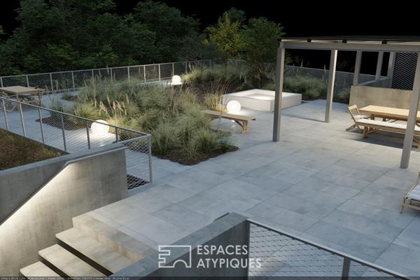 Penthouse d’exception avec jardin suspendu