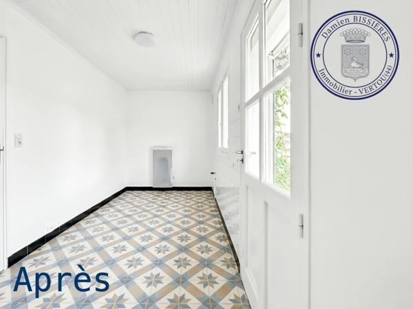 🏡 Vue Église Saint-Martin : Maison de ville avec jardin et accord pour surélévation - Rénovation "Zéro carbone"