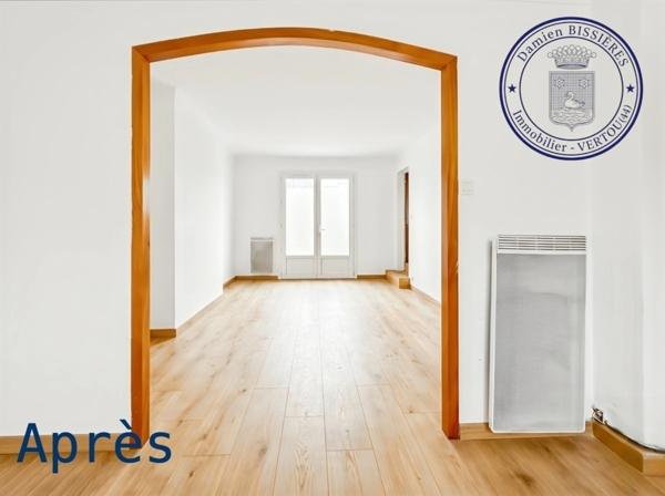 🏡 Vue Église Saint-Martin : Maison de ville avec jardin et accord pour surélévation - Rénovation "Zéro carbone"