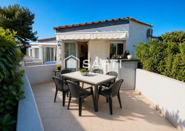 belle petite maisonnette dans résidence avec piscine