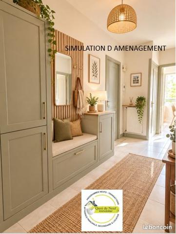 GRAND APPARTEMENT T3/ Beauregard avec garage+cave