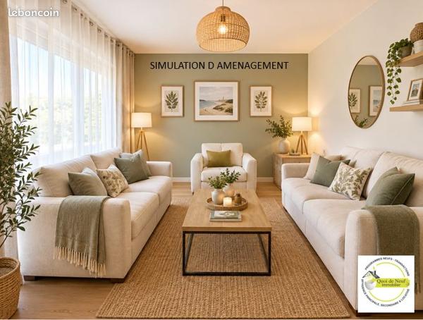 GRAND APPARTEMENT T3/ Beauregard avec garage+cave